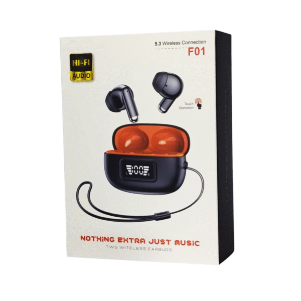 Auriculares BT F01 Con Pantalla