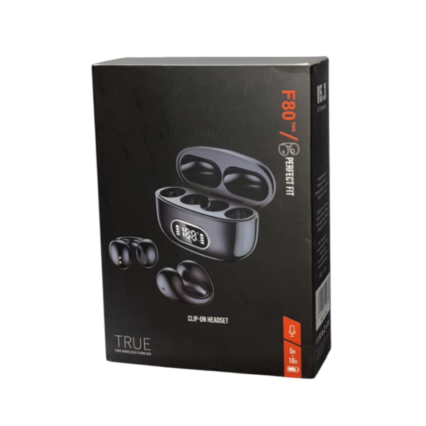 Auriculares BT F80 Tipo Argolla V5.3