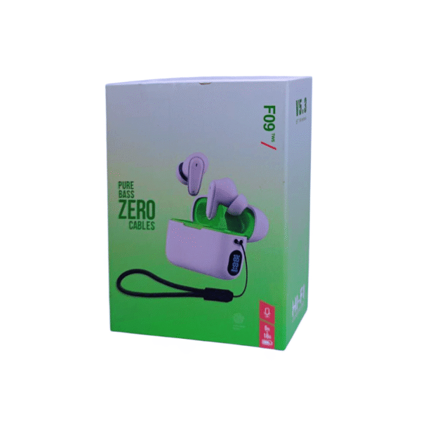 Auriculares BT F09 Pure Bass Zero V5.3